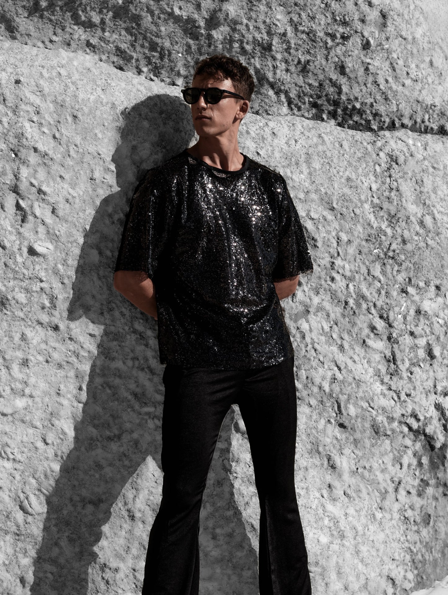 Oversized Sequin T