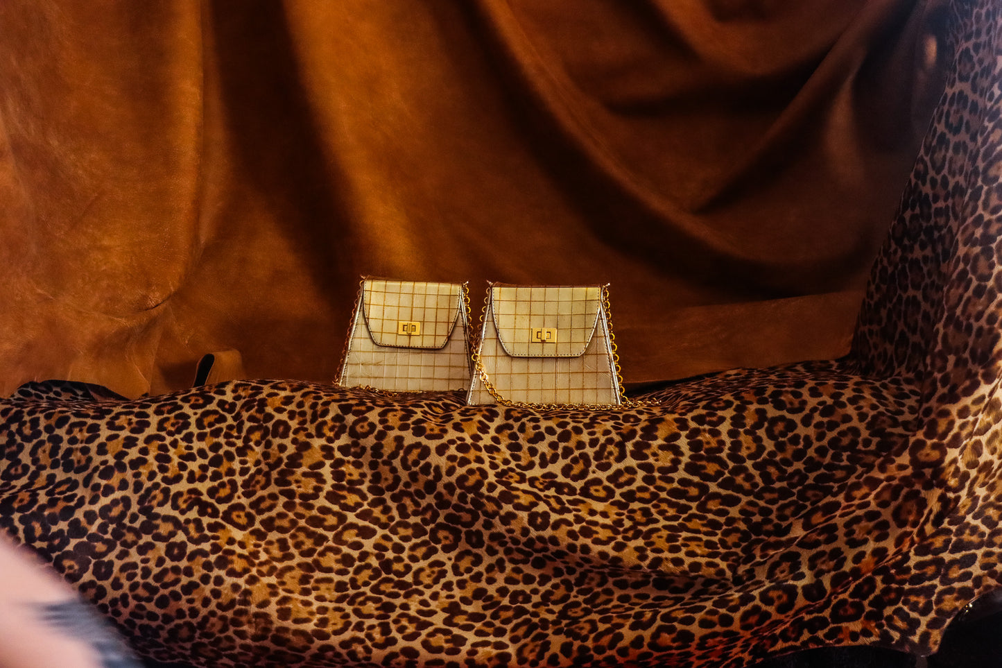 Gold Geo Purse