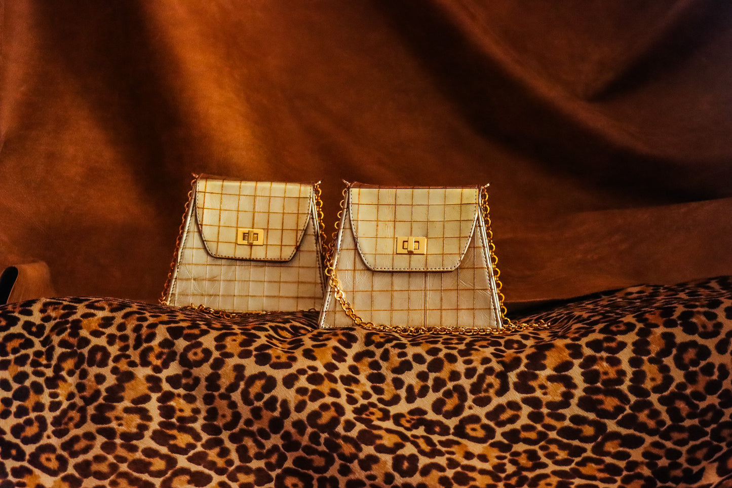 Gold Geo Purse