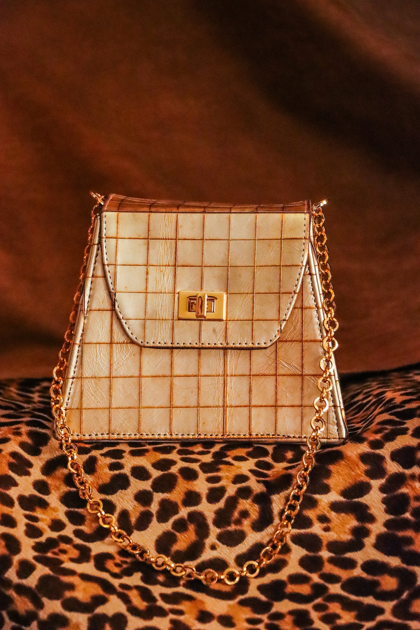 Gold Geo Purse