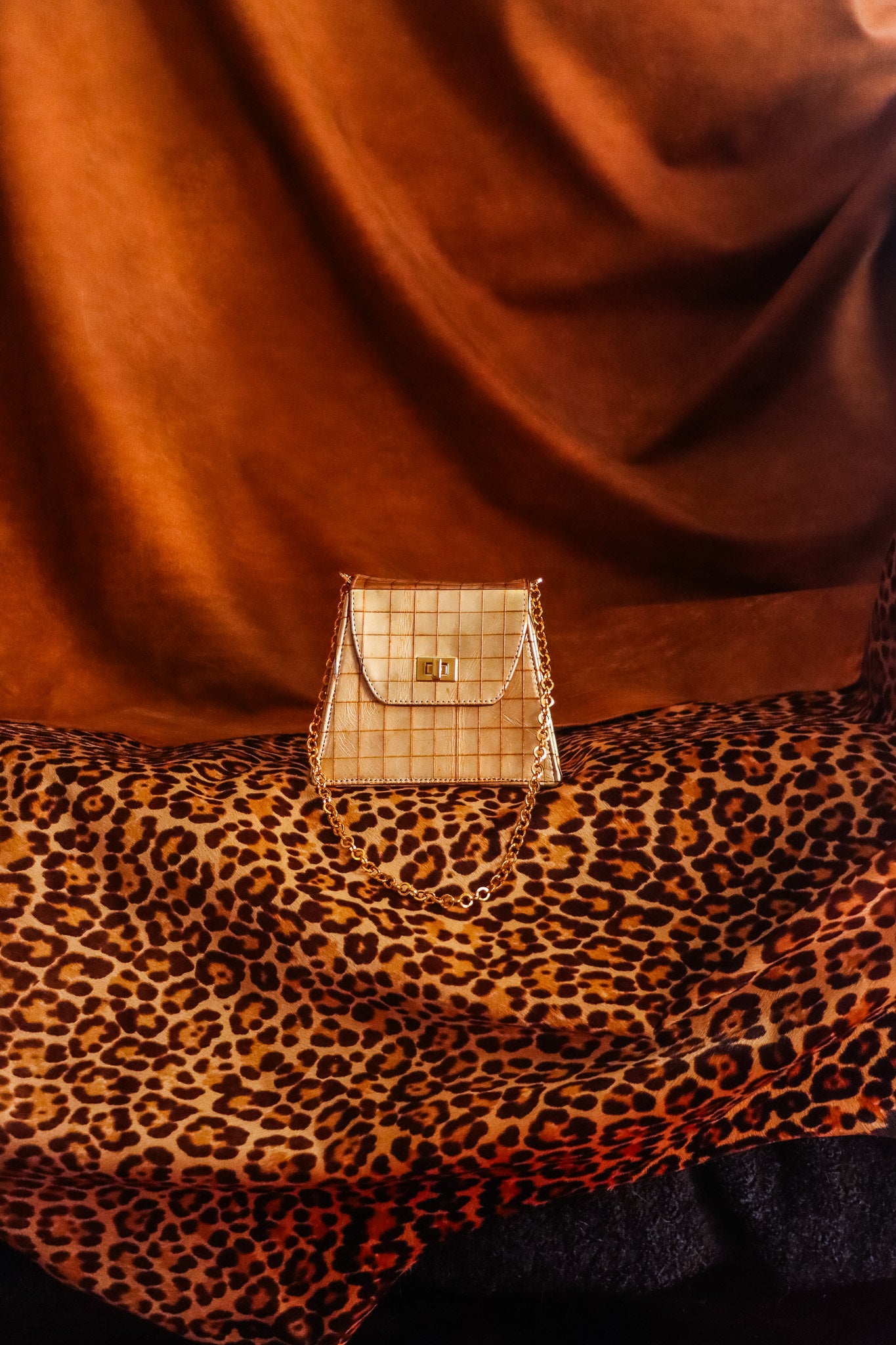 Gold Geo Purse