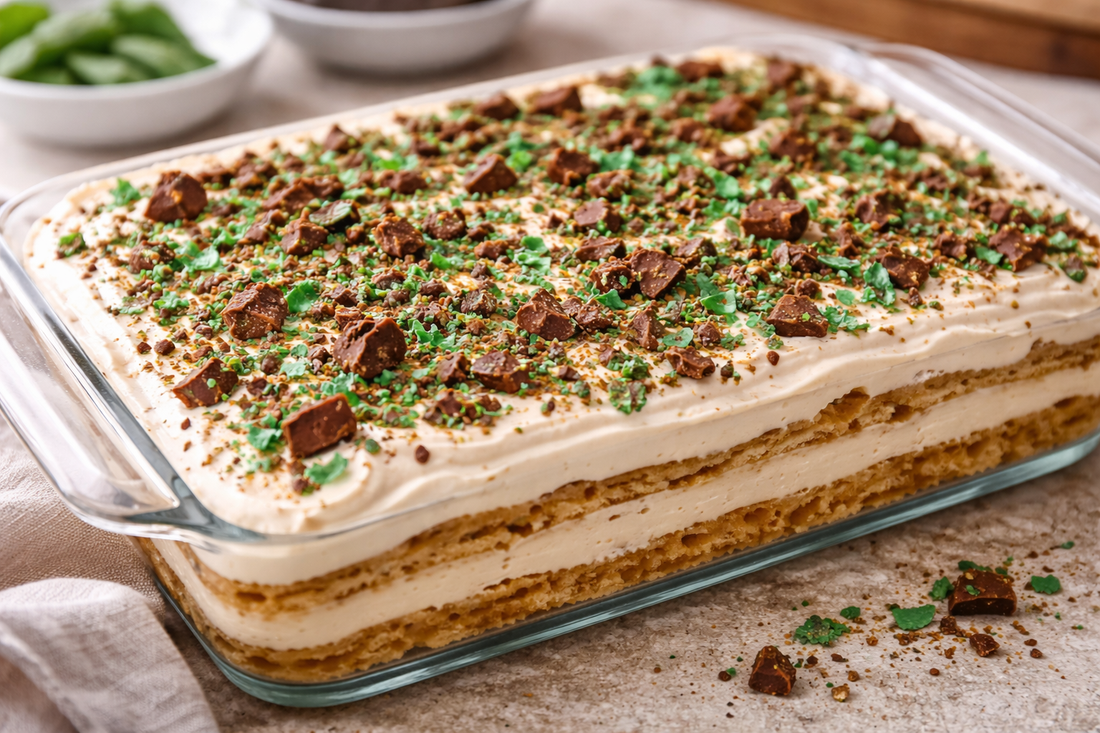 Peppermint Crisp Tart
