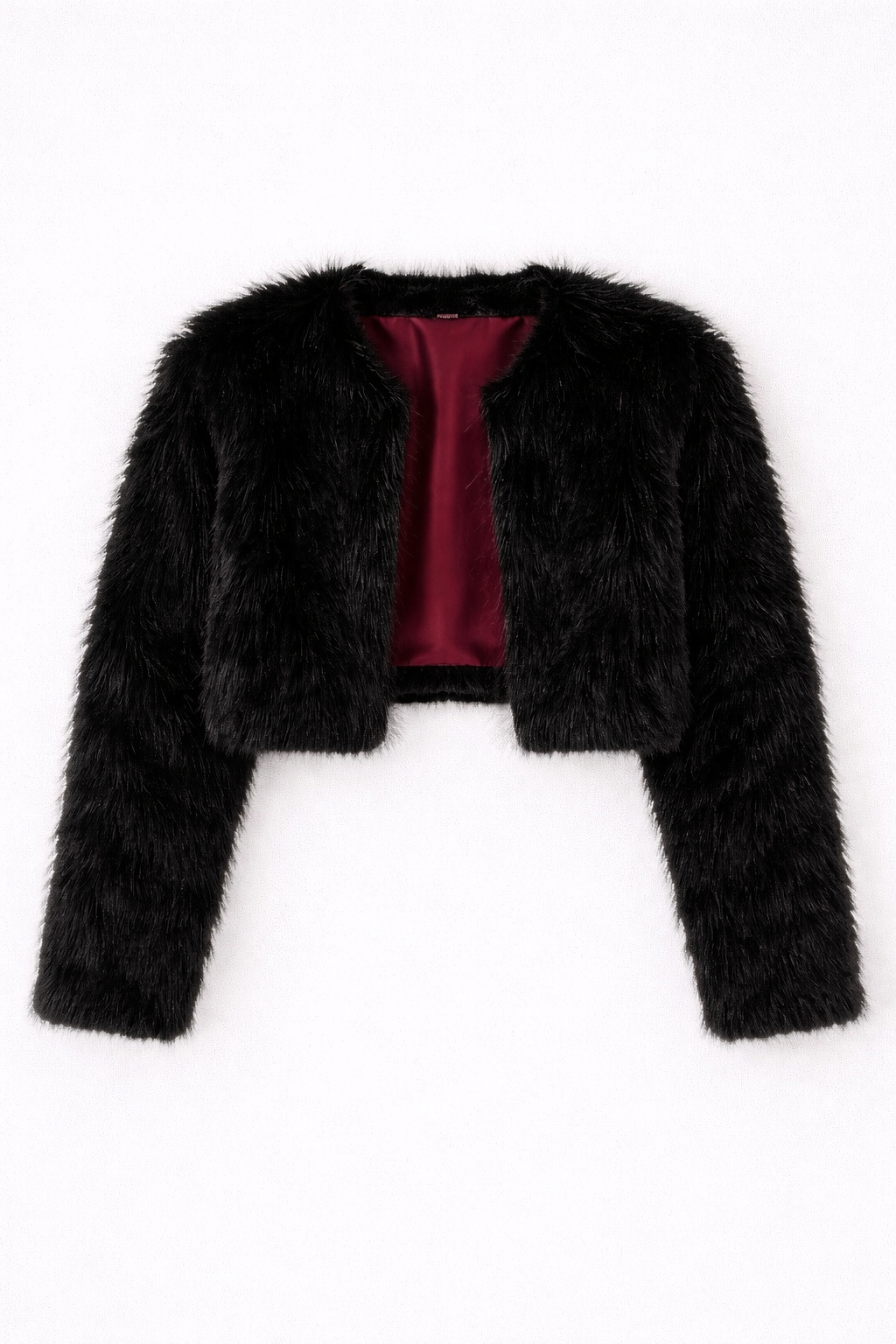 Unisex Cropped Fur Jacket