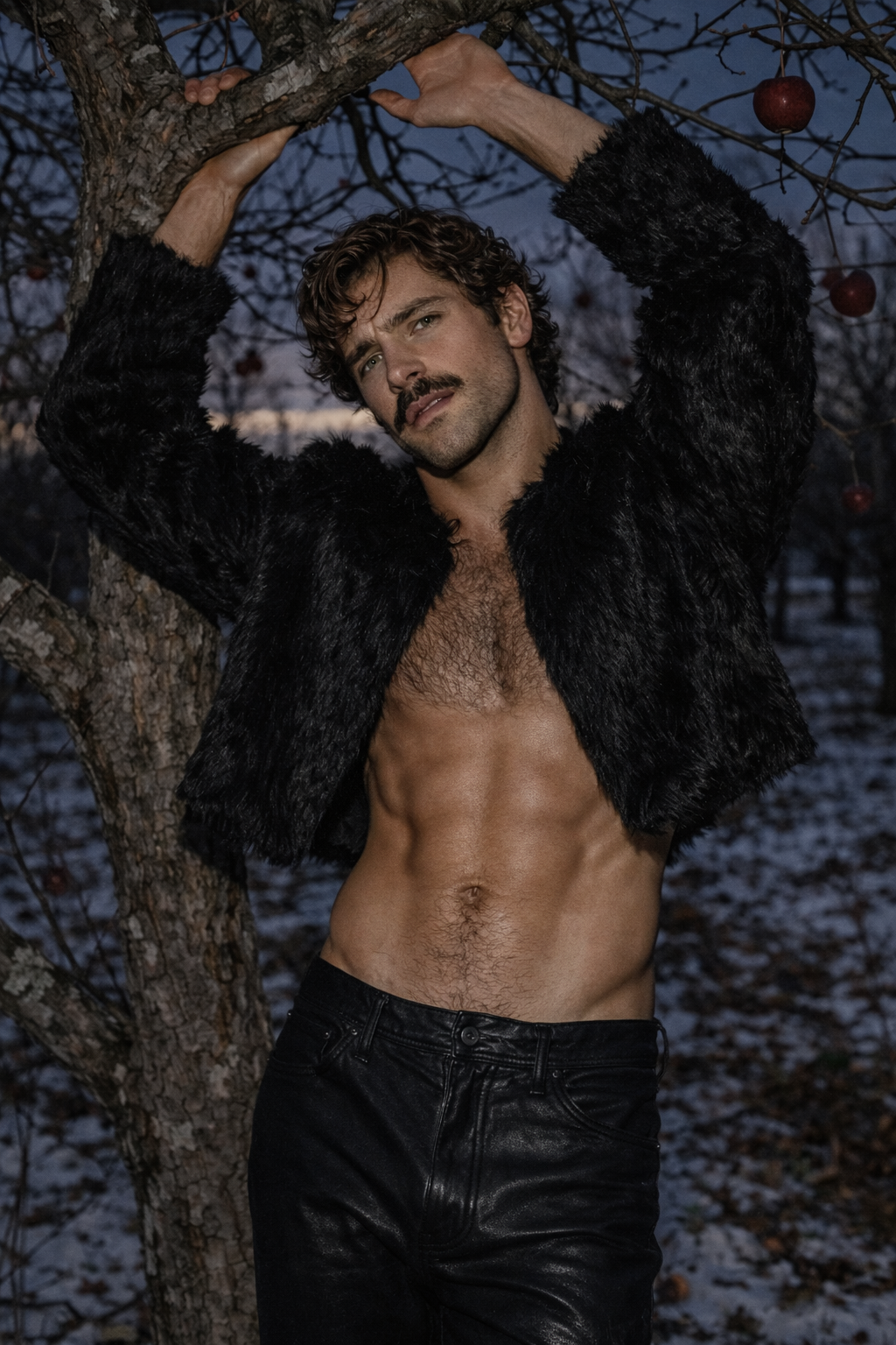 Unisex Cropped Fur Jacket