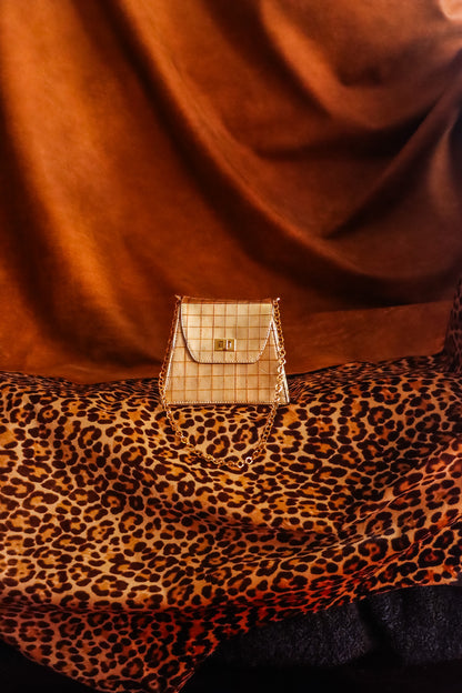 Gold Geo Purse