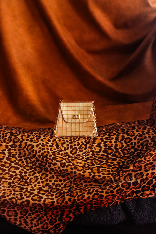 Gold Geo Purse
