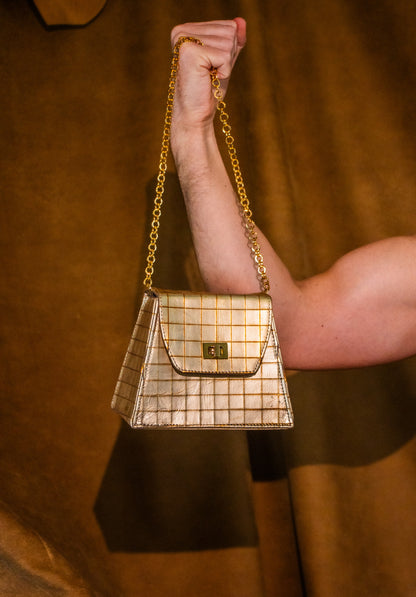 Gold Geo Purse